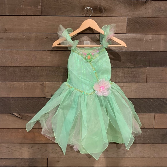Disney Costumes Disney Store Girls Tinkerbell Dress Halloween